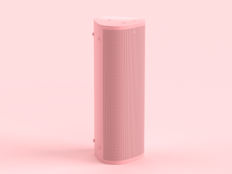 Ultra Portable Smart Speaker Pink 3Dモデル