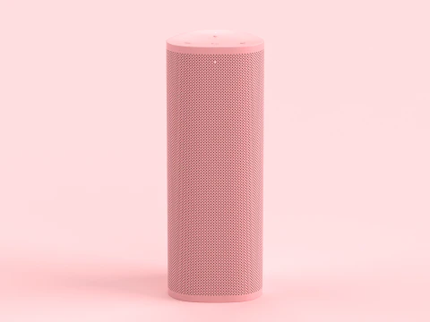 Ultra Portable Smart Speaker Pink 3D Model
