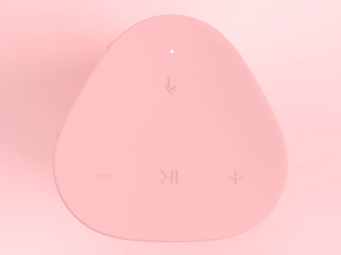 Ultra Portable Smart Speaker Pink 3D Model