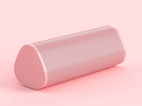 Ultra Portable Smart Speaker Pink Modèle 3D