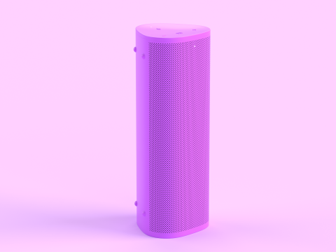 Ultra Portable Smart Speaker Purple 3Dモデル