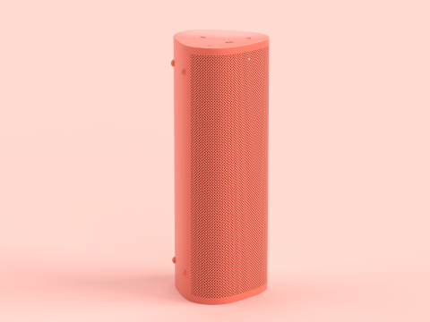 Ultra Portable Smart Speaker Red Modèle 3D
