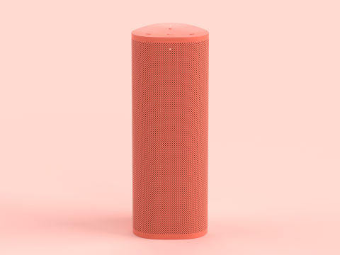 Ultra Portable Smart Speaker Red Model 3D