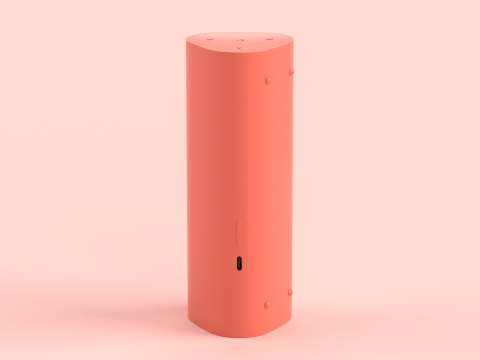 Ultra Portable Smart Speaker Red Model 3D