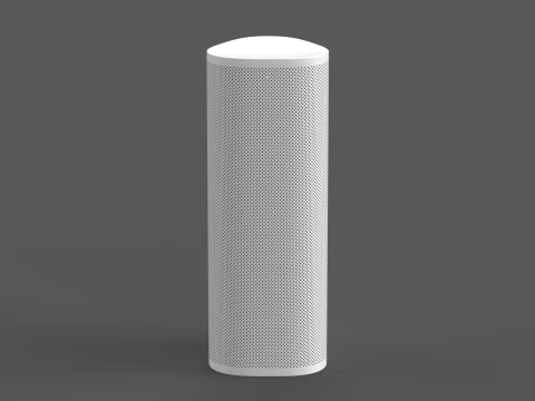 Ultra Portable Smart Speaker White 3D Model