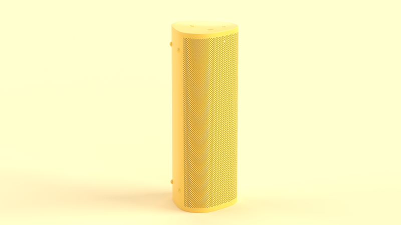 Ultra Portable Smart Speaker Yellow Modello 3D .c4d .max .obj .3ds .fbx .stl .blend