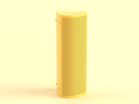 Ultra Portable Smart Speaker Yellow 3Dモデル