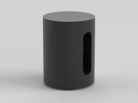 Wireless Subwoofer Black 3D मॉडल