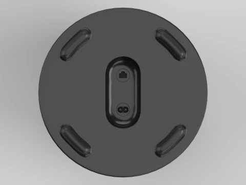 Wireless Subwoofer Black 3D Model