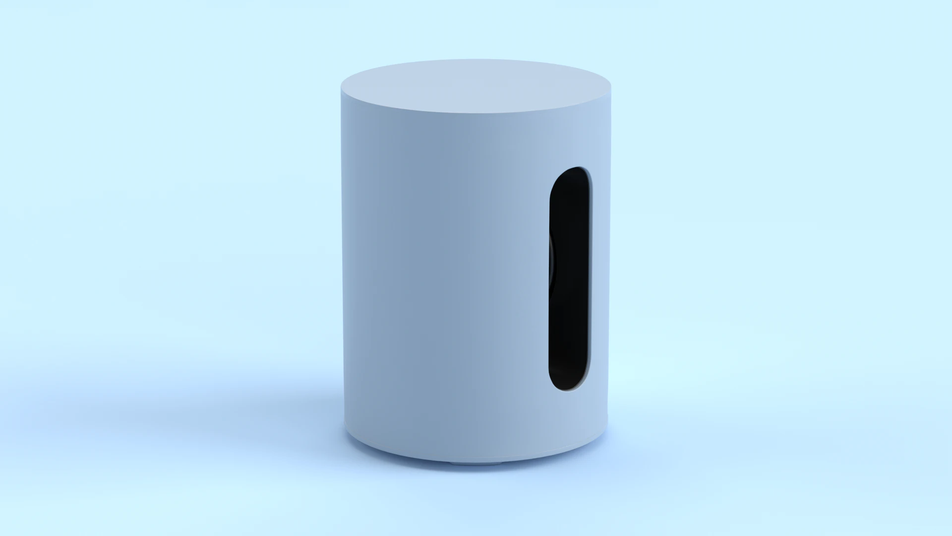 Wireless Subwoofer Blue 3D Model .c4d .max .obj .3ds .fbx .stl .blend 