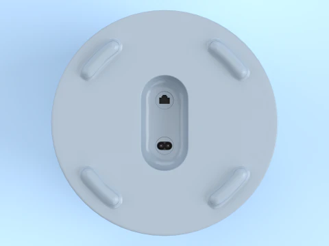 Wireless Subwoofer Blue 3D Model