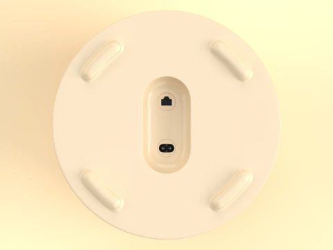 Wireless Subwoofer Light Brown 3D Model