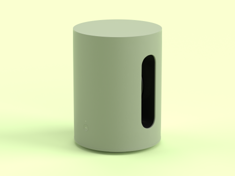 Wireless Subwoofer Olive 3D मॉडल