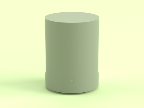 Wireless Subwoofer Olive Modello 3D