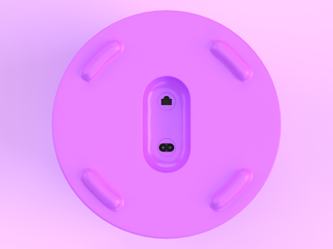 Wireless Subwoofer Purple Modello 3D