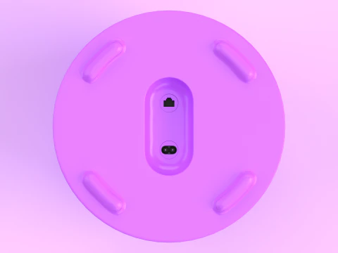 Wireless Subwoofer Purple 3D Model