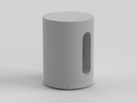 Wireless Subwoofer Red 3Dモデル