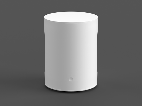 Wireless Subwoofer White 3D मॉडल