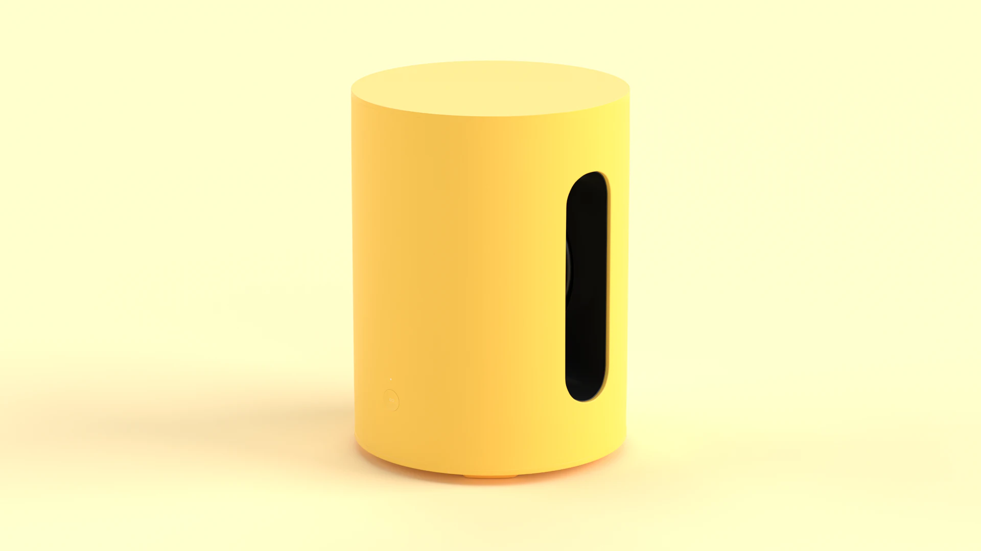 Subwoofer sem fio amarelo Modelo 3D .c4d .max .obj .3ds .fbx .stl .blend 