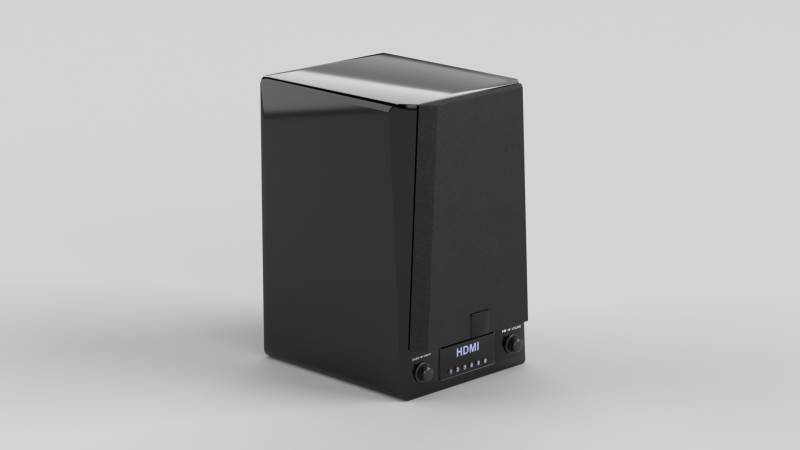Prime Wireless Speaker Black 3D Model .c4d .max .obj .3ds .fbx .stl .blend 