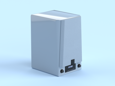 Prime Wireless Speaker Blue 3D Modell