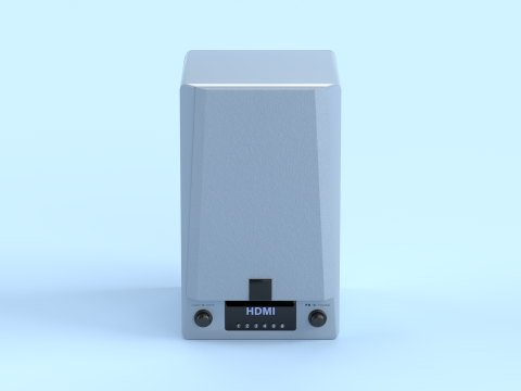 Prime Wireless Speaker Blue 3D Model