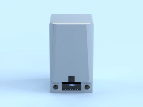 Prime Wireless Speaker Blue 3D Model