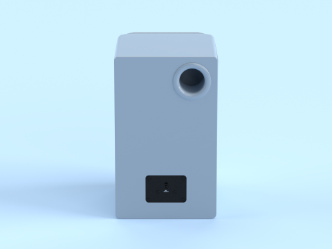 Prime Wireless Speaker Blue 3D Model