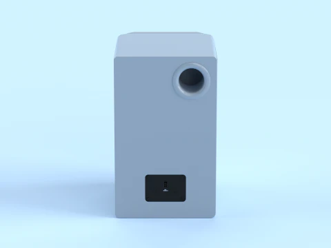 Prime Wireless Speaker Blue 3D Model
