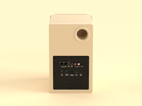 Prime Wireless Speaker Light Brown Model 3D