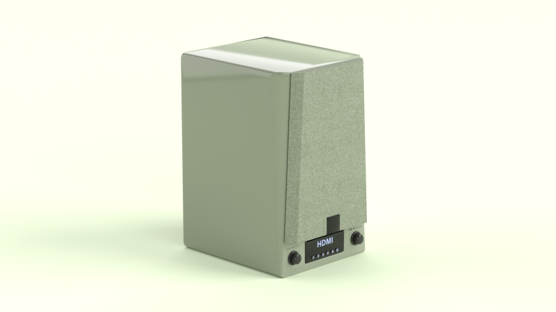 Prime Wireless Speaker Olive 3D 模型 .c4d .max .obj .3ds .fbx .stl .blend 