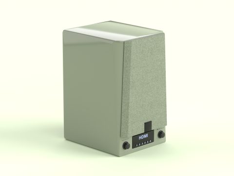 Prime Wireless Speaker Olive 3D Modell