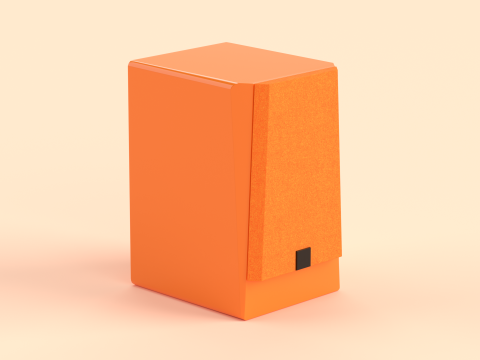 Prime Wireless Speaker Orange 3D Model
