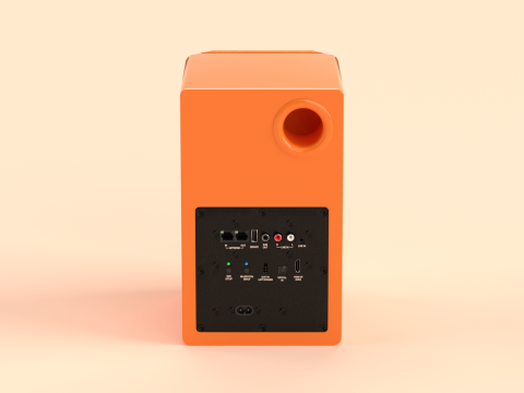 Prime Wireless Speaker Orange 3D Model