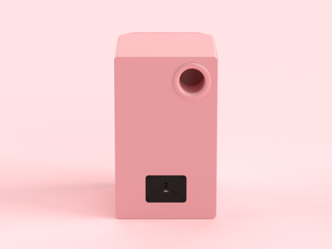 Prime Wireless Speaker Pink Modelo 3D