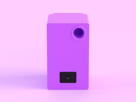 Prime Wireless Speaker Purple Modello 3D