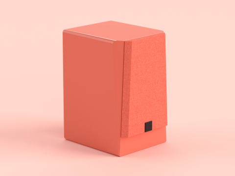 Prime Wireless Speaker Red 3D Model
