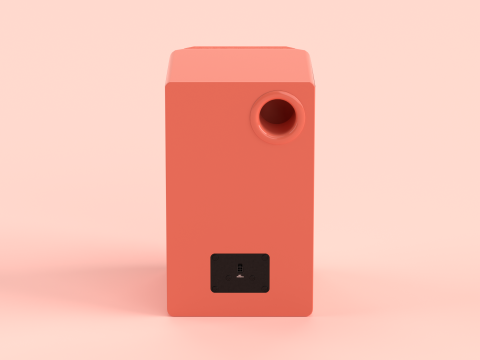 Prime Wireless Speaker Red 3D Model
