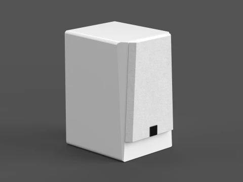Prime Wireless Speaker White 3D Model