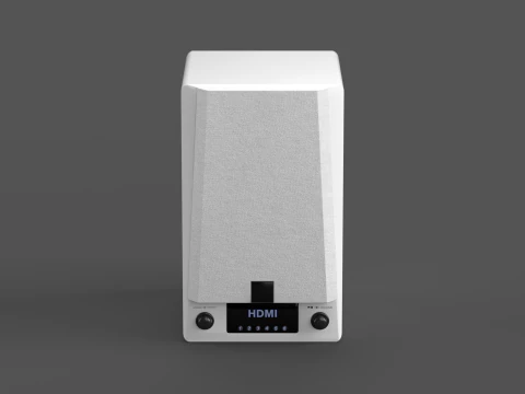 Prime Wireless Speaker White 3D Model