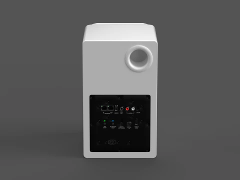 Prime Wireless Speaker White 3D Model