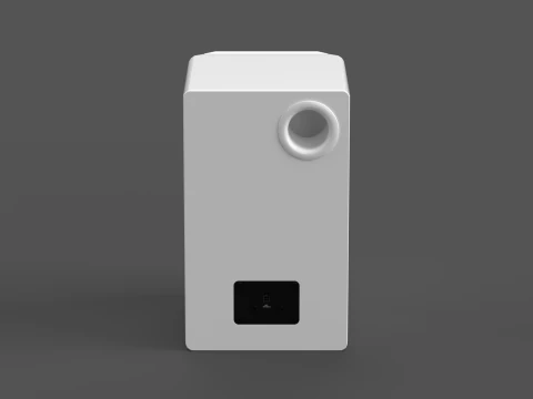 Prime Wireless Speaker White 3D Model