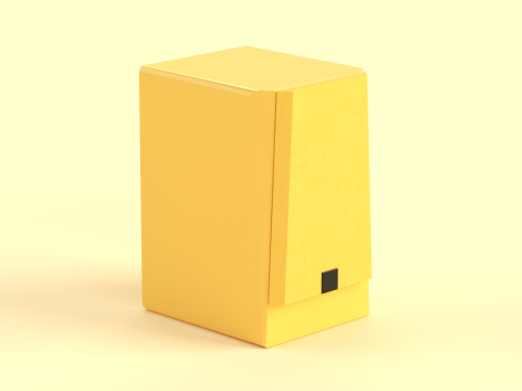 Prime Wireless Speaker Yellow Modelo 3D