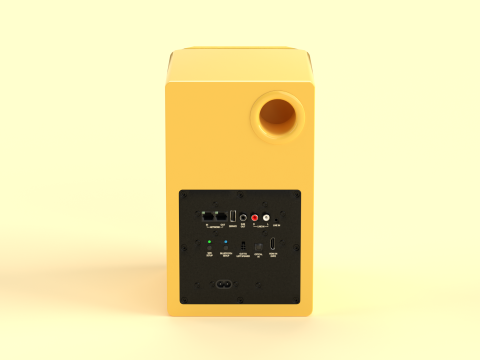 Prime Wireless Speaker Yellow Modelo 3D