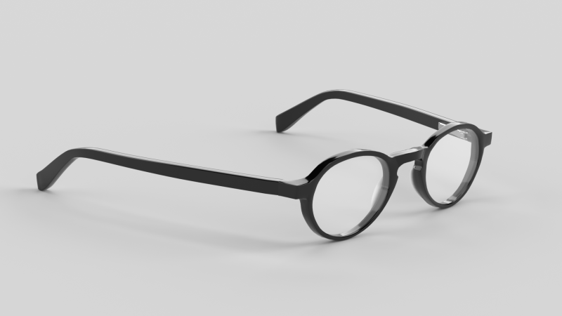 Boardstiff Eyewear Glasses 3D Model .c4d .max .obj .3ds .fbx .stl .blend