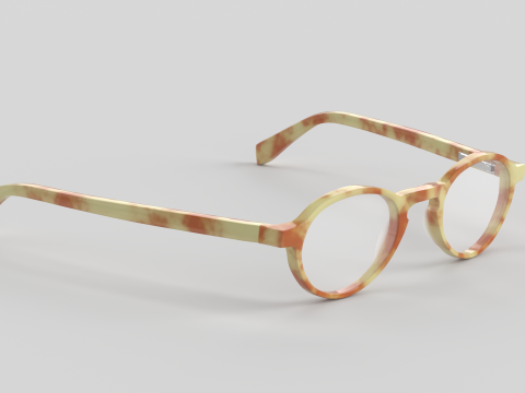 Boardstiff Eyewear Glasses 3D Model