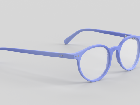 Case Closed Eyewear Glasses 3D Model