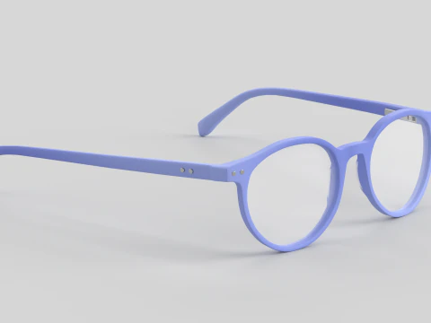 Case Closed Eyewear Glasses 3D Model
