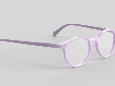 Case Closed Eyewear Glasses 3D Model