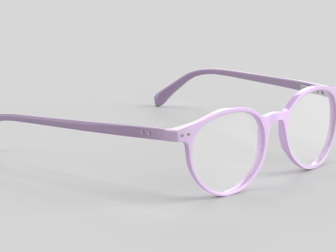 Case Closed Eyewear Glasses 3D Model
